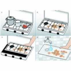 Parker® Fornello A Gas 3F Inox -Outdoor Sconto fornello a gas inox 300 3