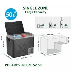 Frigo Congelatore Portatile Brunner Polarys Freeze SZ 50 -Outdoor Sconto frigo congelatore portatile brunner polarys freeze sz 50 bivalente compressione 19